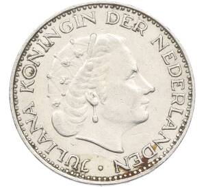 1 гульден 1967 года Нидерланды — Фото №2