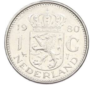 1 гульден 1980 года Нидерланды — Фото №1