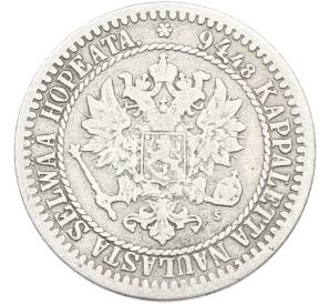 1 марка 1865 года Русская Финляндия — Фото №2