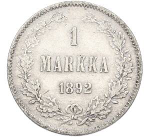 1 марка 1892 года Русская Финляндия — Фото №1
