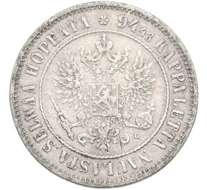 1 марка 1892 года Русская Финляндия — Фото №2