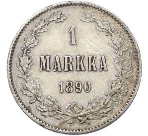 1 марка 1890 года Русская Финляндия — Фото №1
