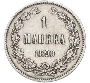1 марка 1890 года Русская Финляндия — Фото №1