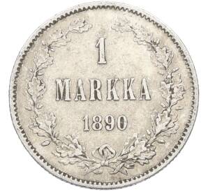 1 марка 1890 года Русская Финляндия — Фото №1
