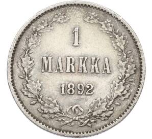 1 марка 1892 года Русская Финляндия — Фото №1