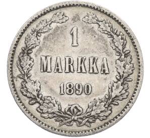 1 марка 1890 года Русская Финляндия — Фото №1