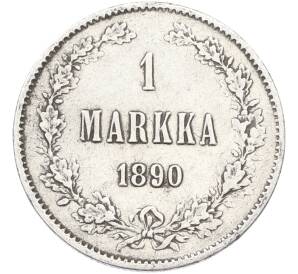 1 марка 1890 года Русская Финляндия — Фото №1