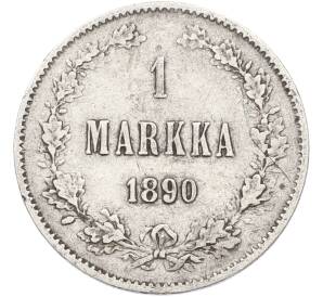 1 марка 1890 года Русская Финляндия — Фото №1
