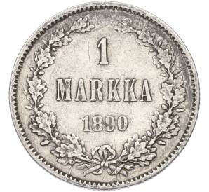 1 марка 1890 года Русская Финляндия — Фото №1