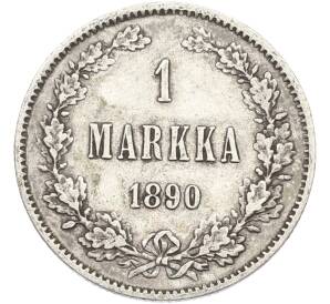 1 марка 1890 года Русская Финляндия — Фото №1