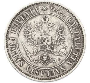 1 марка 1890 года Русская Финляндия — Фото №2