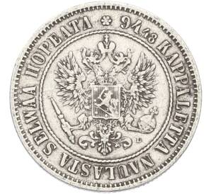 1 марка 1890 года Русская Финляндия — Фото №2
