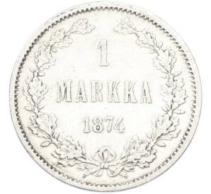 1 марка 1874 года Русская Финляндия — Фото №1
