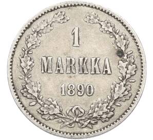 1 марка 1890 года Русская Финляндия — Фото №1