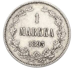 1 марка 1893 года Русская Финляндия — Фото №1