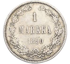 1 марка 1890 года Русская Финляндия — Фото №1