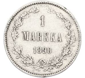 1 марка 1890 года Русская Финляндия — Фото №1