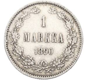 1 марка 1890 года Русская Финляндия — Фото №1