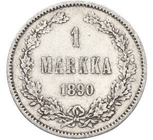 1 марка 1890 года Русская Финляндия — Фото №1