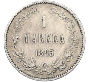 1 марка 1893 года Русская Финляндия — Фото №1