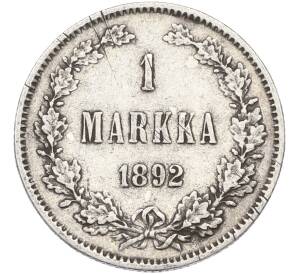 1 марка 1892 года Русская Финляндия — Фото №1