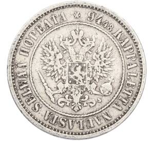 1 марка 1874 года Русская Финляндия — Фото №2