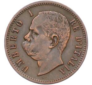 2 чентезимо 1897 года Италия — Фото №2