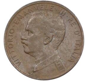 1 чентезимо 1914 года Италия — Фото №2