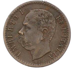 1 чентезимо 1895 года Италия — Фото №2