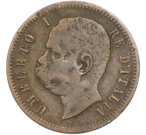 2 чентезимо 1900 года Италия — Фото №2