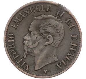 1 чентезимо 1861 года Италия — Фото №2