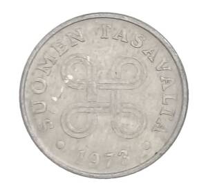 1 пенни 1973 года Финляндия — Фото №1