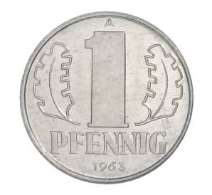1 пфенниг 1963 года A Восточная Германия — Фото №1