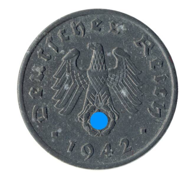 Монета 1 рейхспфенниг 1942 года A Германия (Артикул M2-35581)
