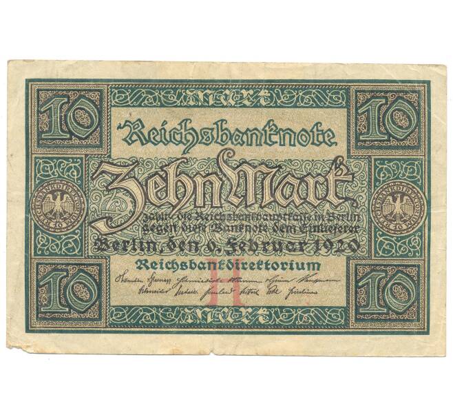 Банкнота 10 марок 1920 года Германия (Артикул B2-5244)