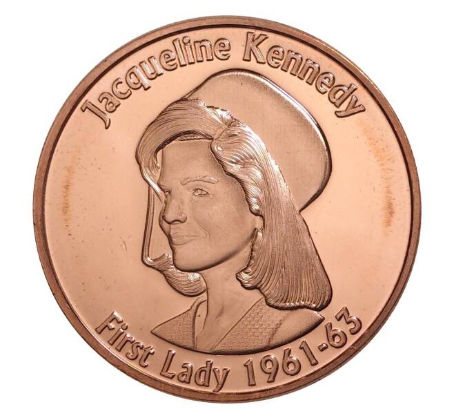 Монета 1 унция чистой меди «Жаклин Кеннеди» (Артикул M2-35632)