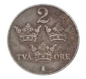 2 эре 1950 года Швеция — Фото №2