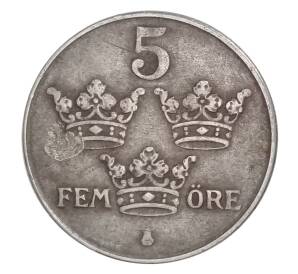 5 эре 1944 года Швеция — Фото №2