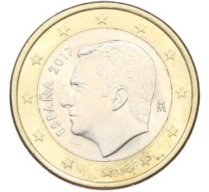 1 евро 2017 года Испания — Фото №1