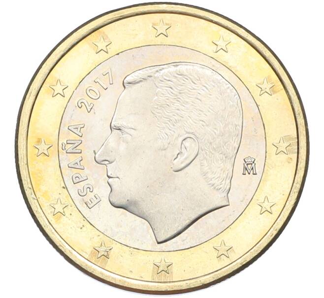 Монета 1 евро 2017 года Испания (Артикул: T11-42674) — Фото №1