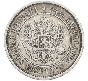 1 марка 1874 года Русская Финляндия — Фото №2