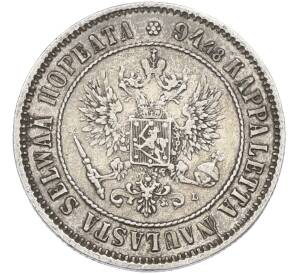1 марка 1890 года Русская Финляндия — Фото №2