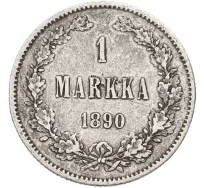 1 марка 1890 года Русская Финляндия — Фото №1