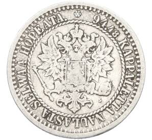 1 марка 1866 года Русская Финляндия — Фото №2