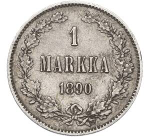 1 марка 1890 года Русская Финляндия — Фото №1