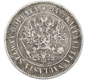 1 марка 1892 года Русская Финляндия — Фото №2