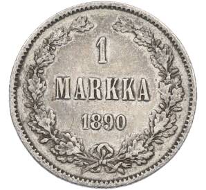 1 марка 1890 года Русская Финляндия — Фото №1