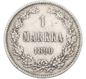 1 марка 1890 года Русская Финляндия — Фото №1
