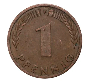 1 пфенниг 1949 года F Германия
