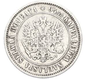 1 марка 1874 года Русская Финляндия — Фото №2